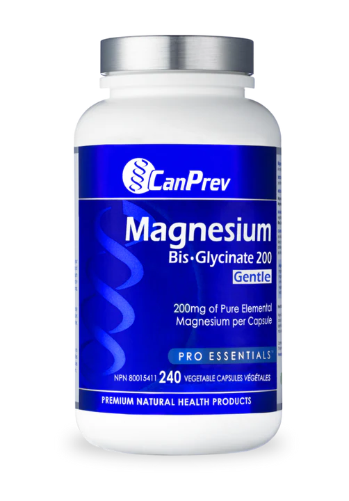 CANPREV MAGNESIUM BISGLYCINATE 200 GENTLE 200MG 240VCAP (S30)