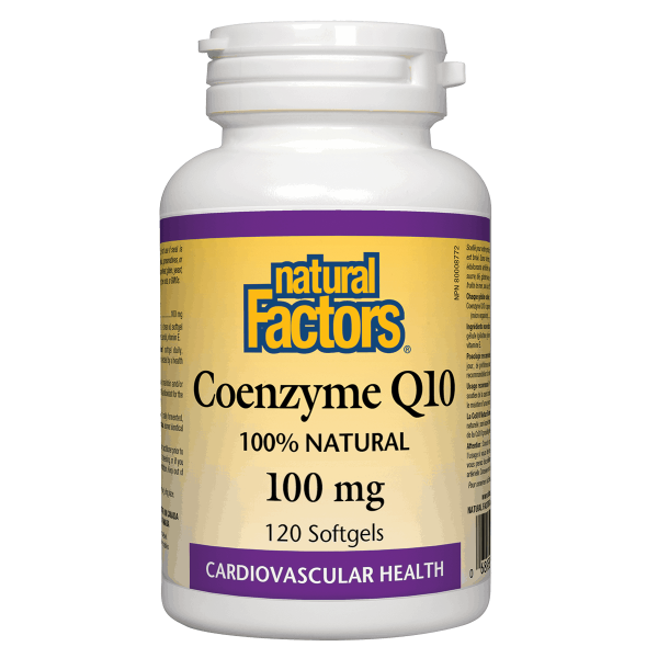 Natural Factors Coenzyme Q10 100mg 120 Softgels ''S# FISH OIL''