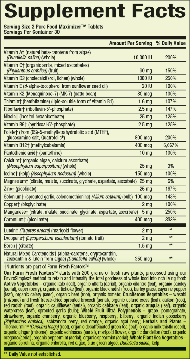 WHOLE EARTH & SEA® MEN’S MULTIVITAMIN & MINERAL 60 tablets ( S# Multivitamin )