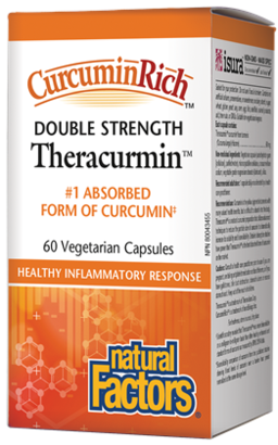 Natural Factors CurcuminRich Theracurmin Double Strength 60mg 60 Veggie Caps( S# Biotin, Potassium )