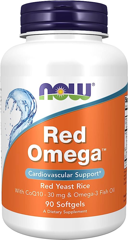 NOW Supplements, Red Omega™ with CoQ10 30 mg and Omega-3 Fish Oil, Cardiovascular Support ( S'' FISH OIL'' )