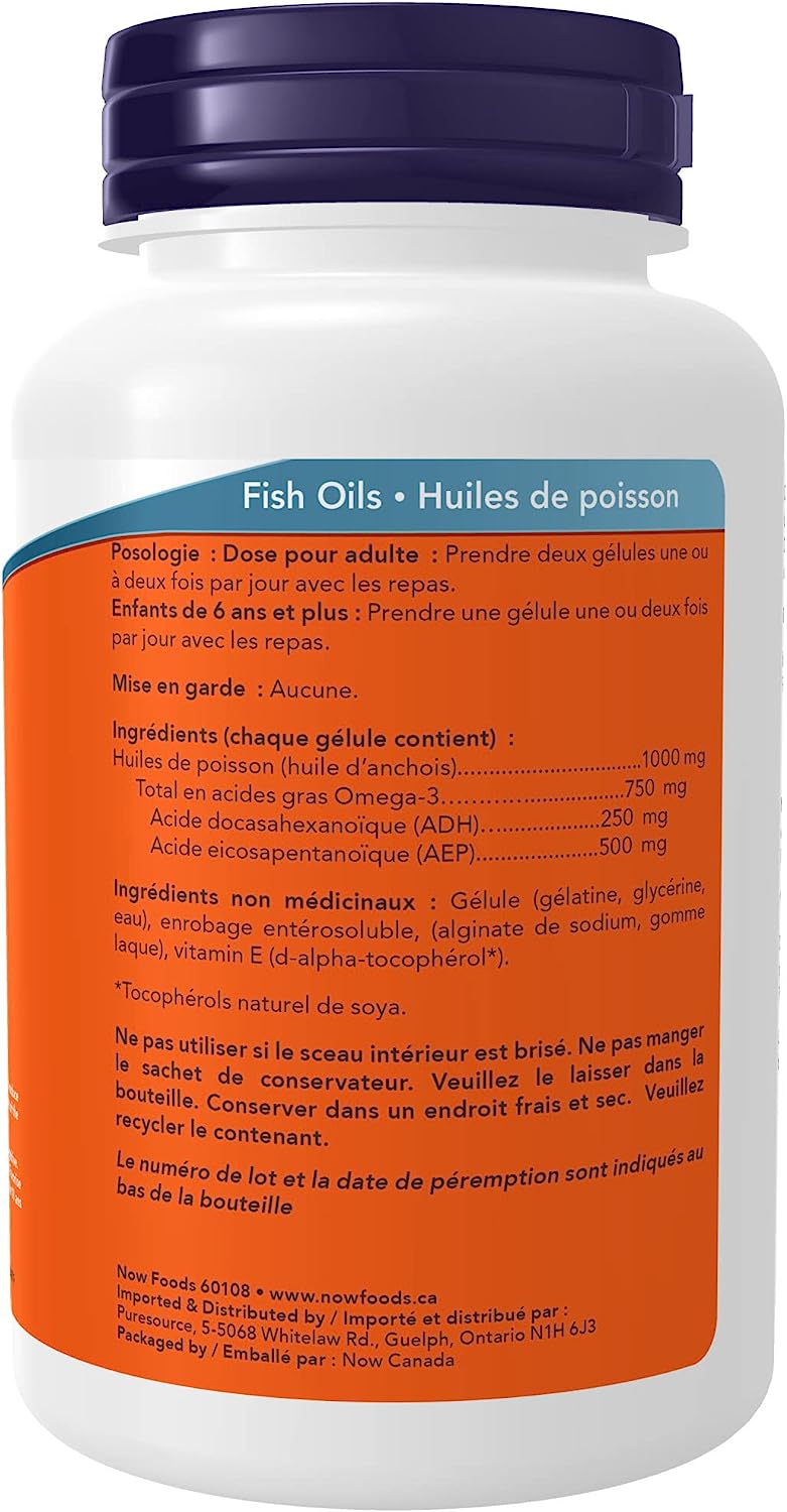 NOW Supplements Ultra Omega-3 1,000 mg Softgels ( S 04 )