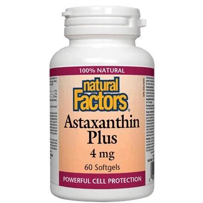Natural Factors Astaxanthin 4 mg, 60 Softgels ( S38)