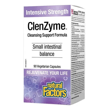 Natural Factors ClenZyme Intensive Strength, 90 Vcaps ( S33 )