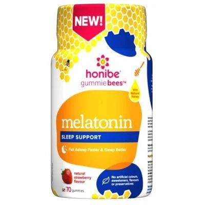 Honibe Melatonin Strawberry, 70 Gummies (S37)
