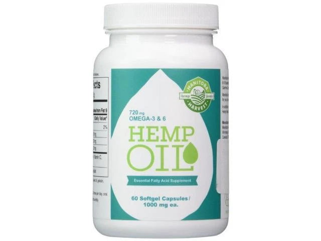 Manitoba Harvest Hemp Oil 60 Softgels ( S24 )