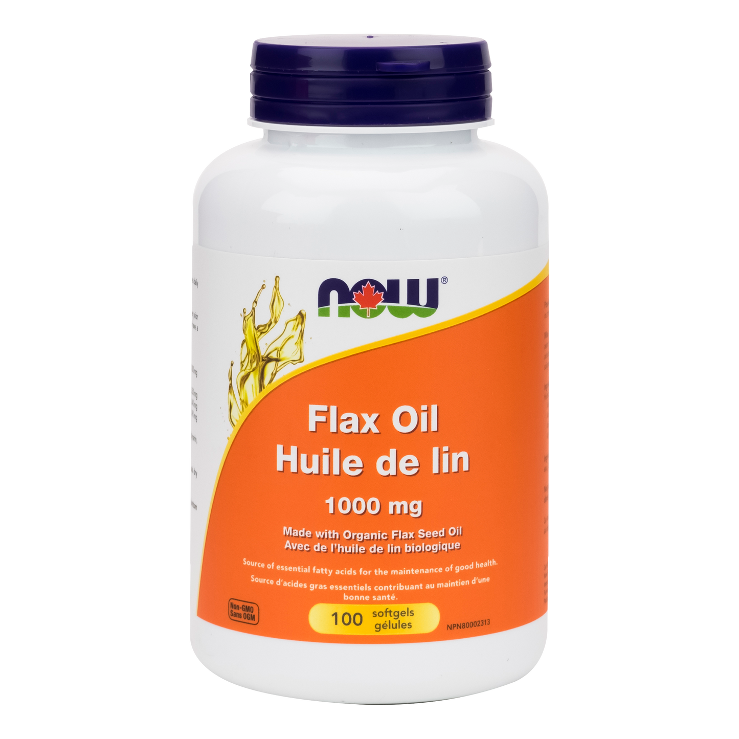 Flax Oil 1,000 mg 100 Softgels ( S40 )