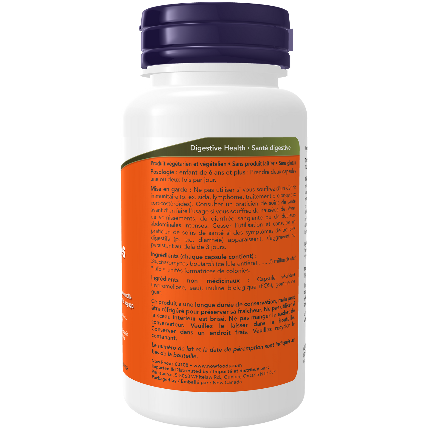 Saccharomyces Boulardii 5 Billion 100 Veg Capsules (S40)