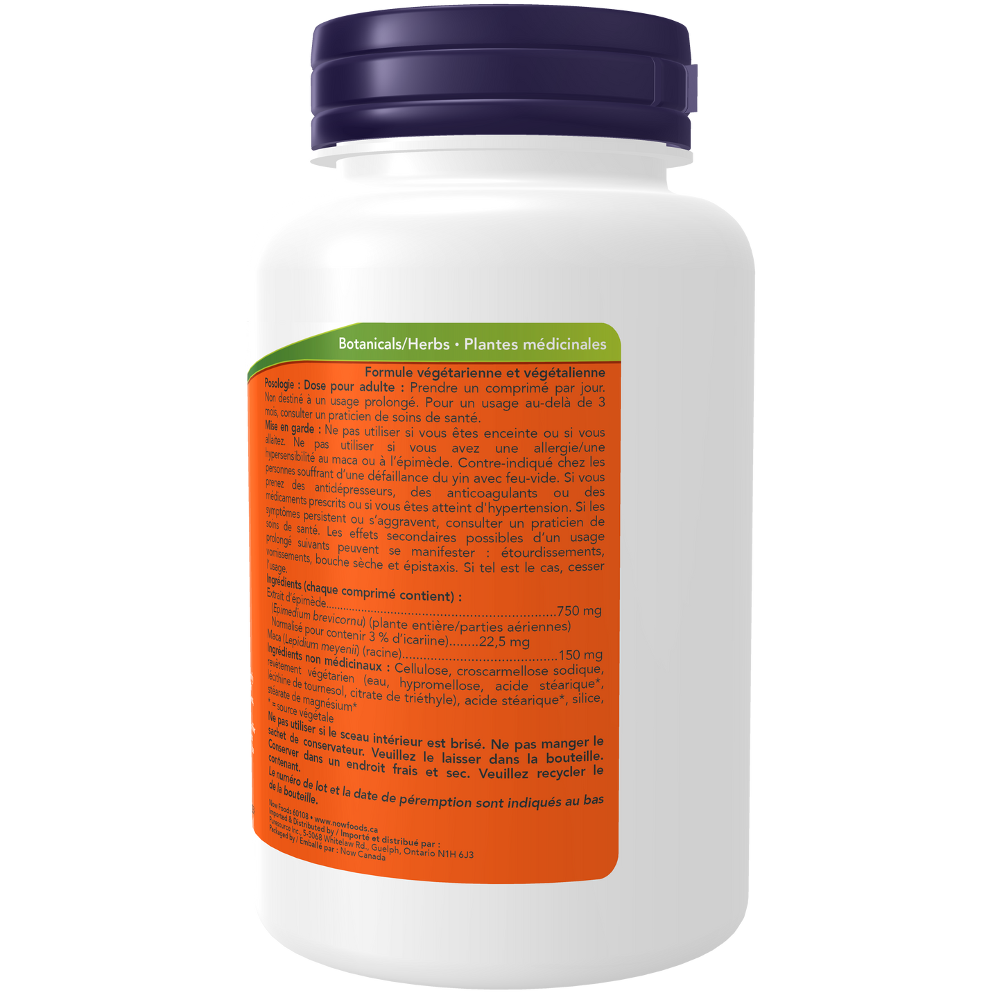 Horny Goat Weed 750 mg 90 Tablets ( S# Biotin, Potassium )