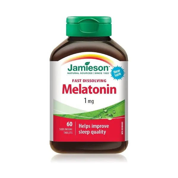 Jamieson melatonin 1 mg, 60 fast melts Tabs ( S37)