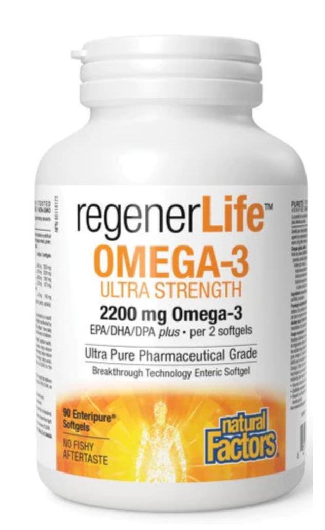2200 OMEGA-3 BRAIN HEALTH NATURAL ORANGE REGENERLIFE OMEGA-3 ( S5 )