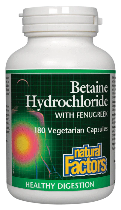 Natural Factors Betaine HCl 500mg ( S38 )