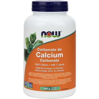 NOW CALCIUM CARBONATE 340 grams ( S# Calcium )