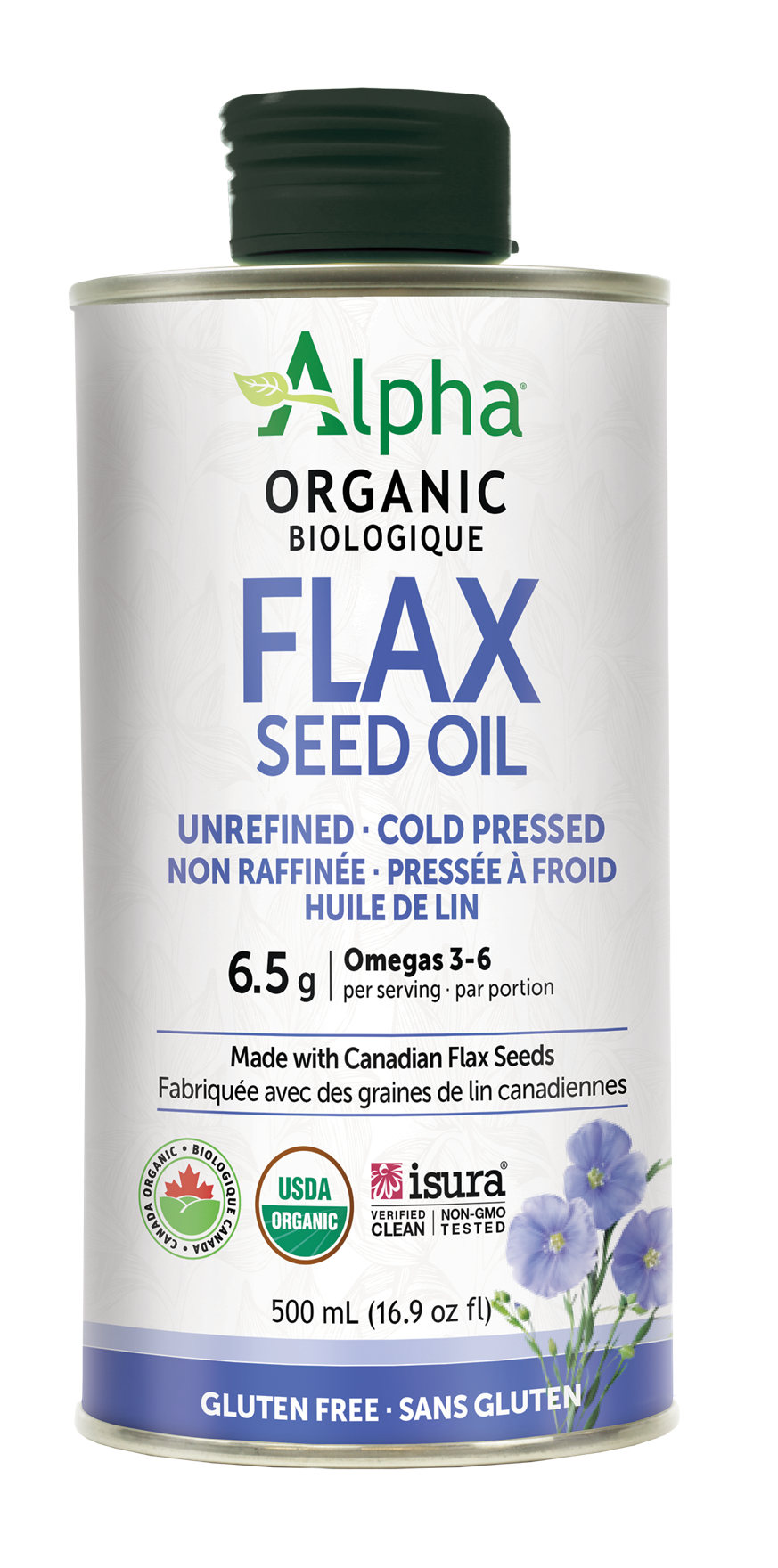 Alpha – Organic Flaxseed Oil, 500ml