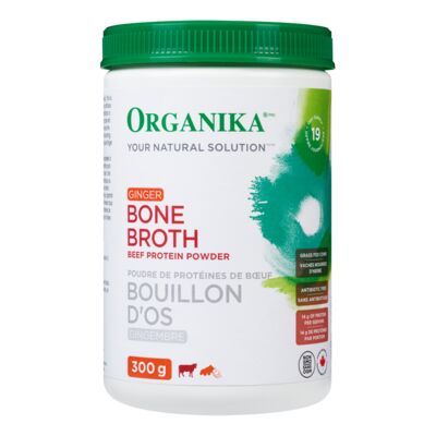 ORGANIKA Ginger Flavoured Beef Bone Broth Protein Powder