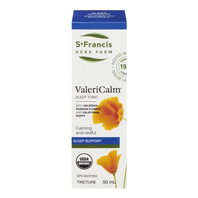 St. Francis Herb Farm Valericalm® Sleep And Anxiety Aid 50mL ( S32 )