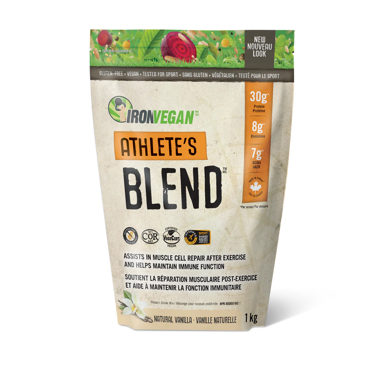 Vegan Protein + Essential Amino Acids  Athlete's Blend