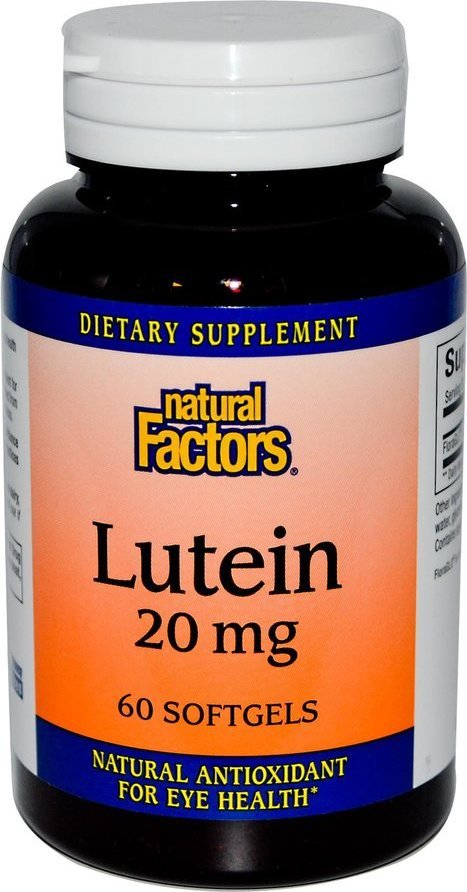 Natural Factors Lutein 20mg Softgels, 60-Count ( S41 )