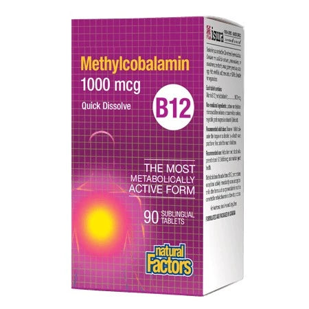 Natural Factors B-12 Methyl Form 5000 mcg ( S 16 )