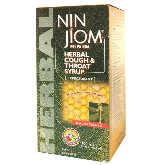 Nin Jiom Herbal Cough & Throat Syrup 300mL (S33)