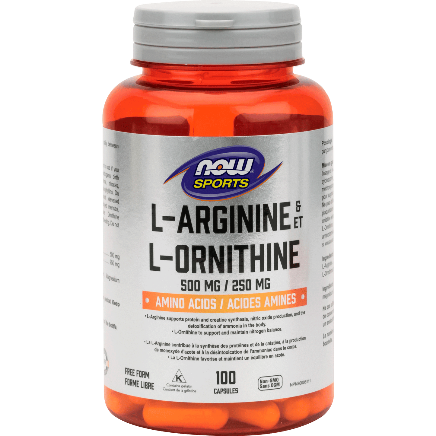 L-Arginine 500 mg L-Ornithine 250 mg ( S#L- Larginne )