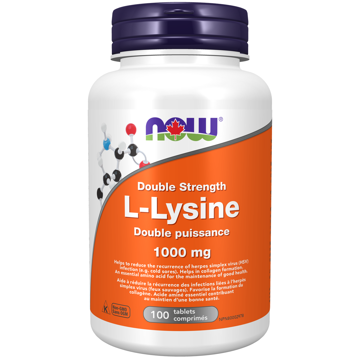 L-Lysine 1,000 mg 100 Tablets ( S31 )