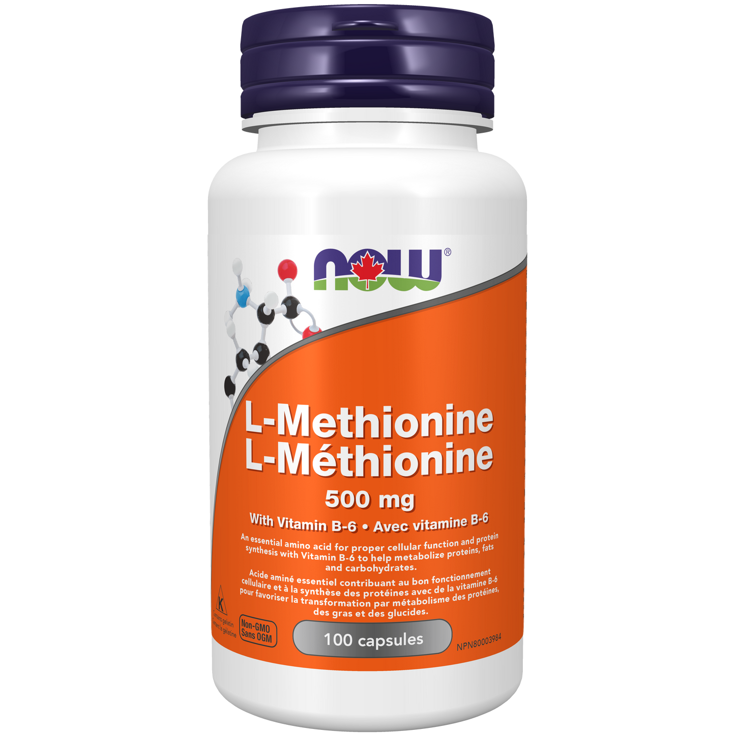 L-Methionine 500 mg Capsules ( S# Amino Acids )