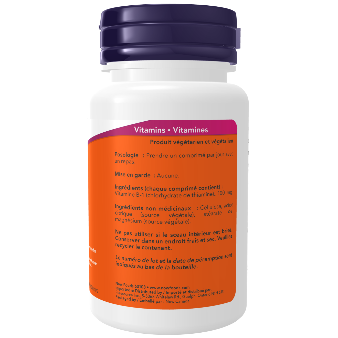 NOW B-1 100 mg Tablets ( S 16 )