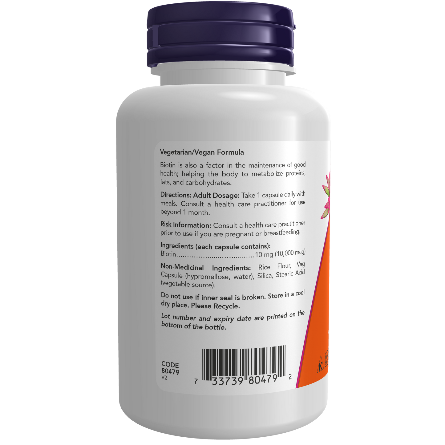 Biotin 10,000 mcg Veg Capsules ( S 14 )