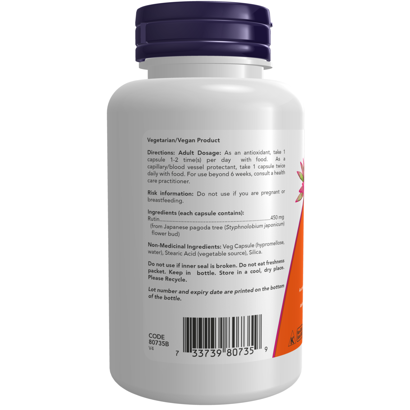 Rutin 450 mg Veg Capsules (S13)