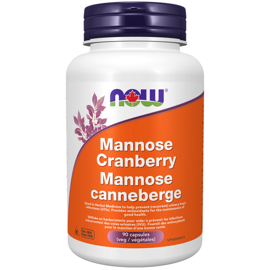 Now Mannose Cranberry 90 VCaps (S35)