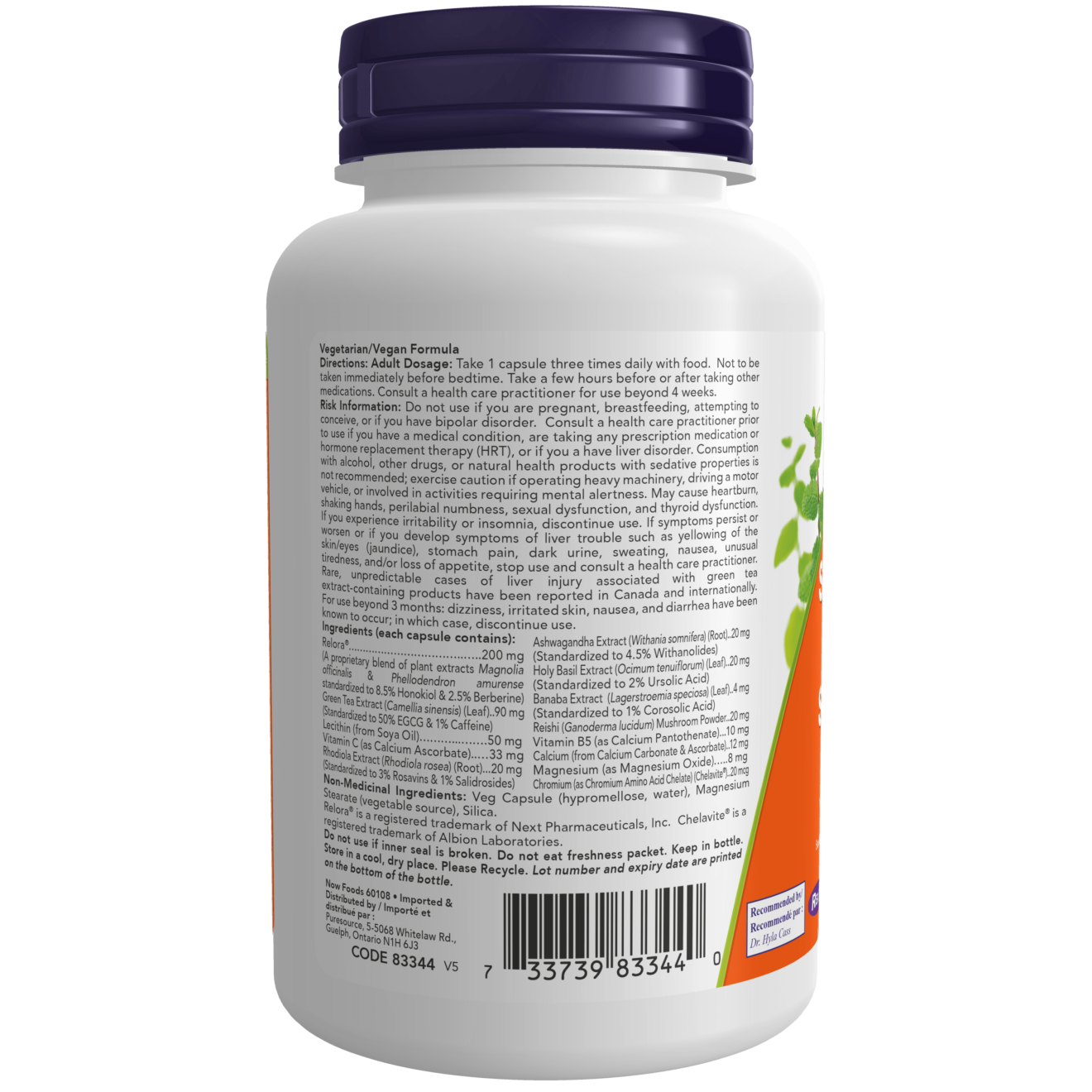 Super Cortisol Support with Relora® 90 Veg Capsules ( S29 )