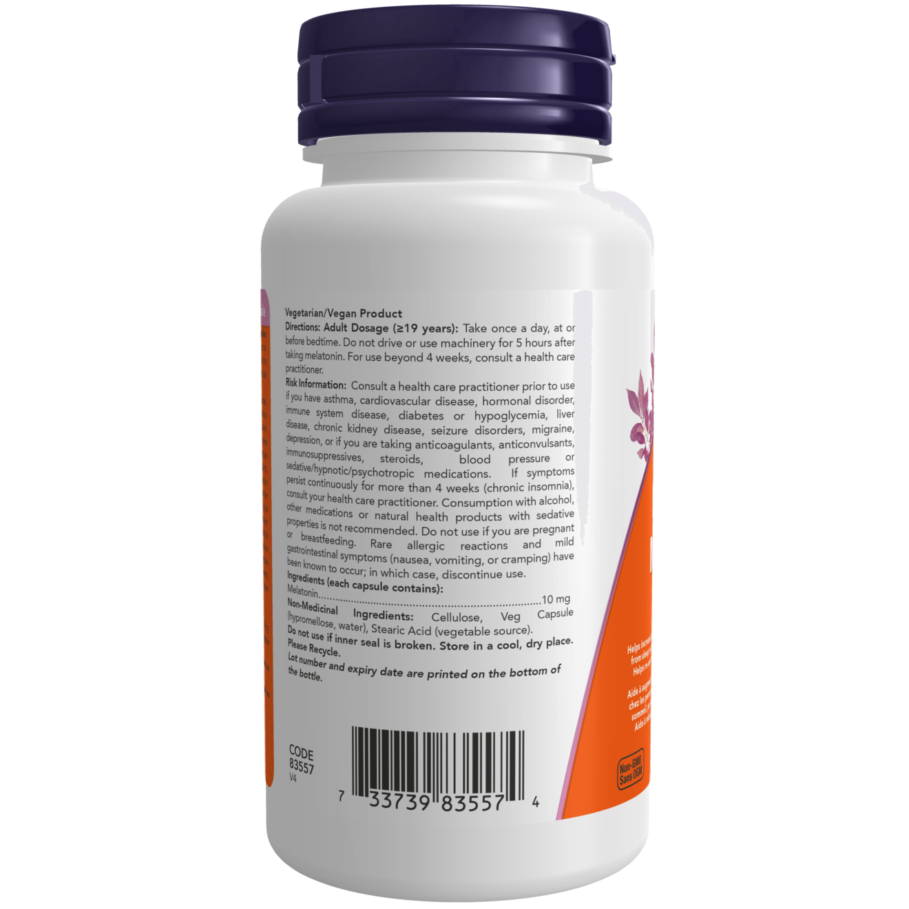 Melatonin 10 mg Veg Capsules (S36)