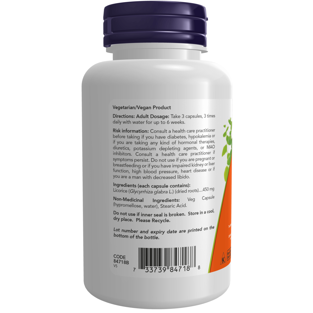 NOW Licorice Root 450 mg Capsules ( S29 )