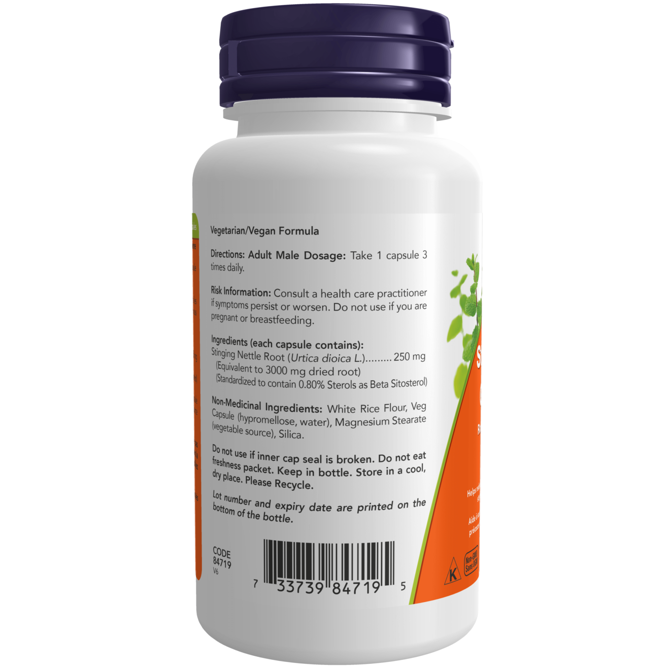 Stinging Nettle Root Extract 250 mg 90 capsules ( S29 )