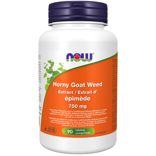 Horny Goat Weed 750 mg  90 Tablets ( S# Biotin, Potassium )