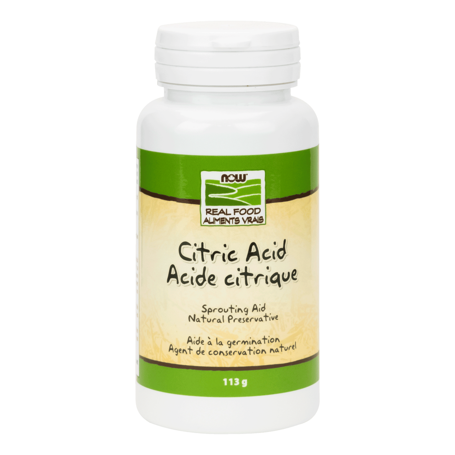NOW Citric Acid 113grams ( S24 )