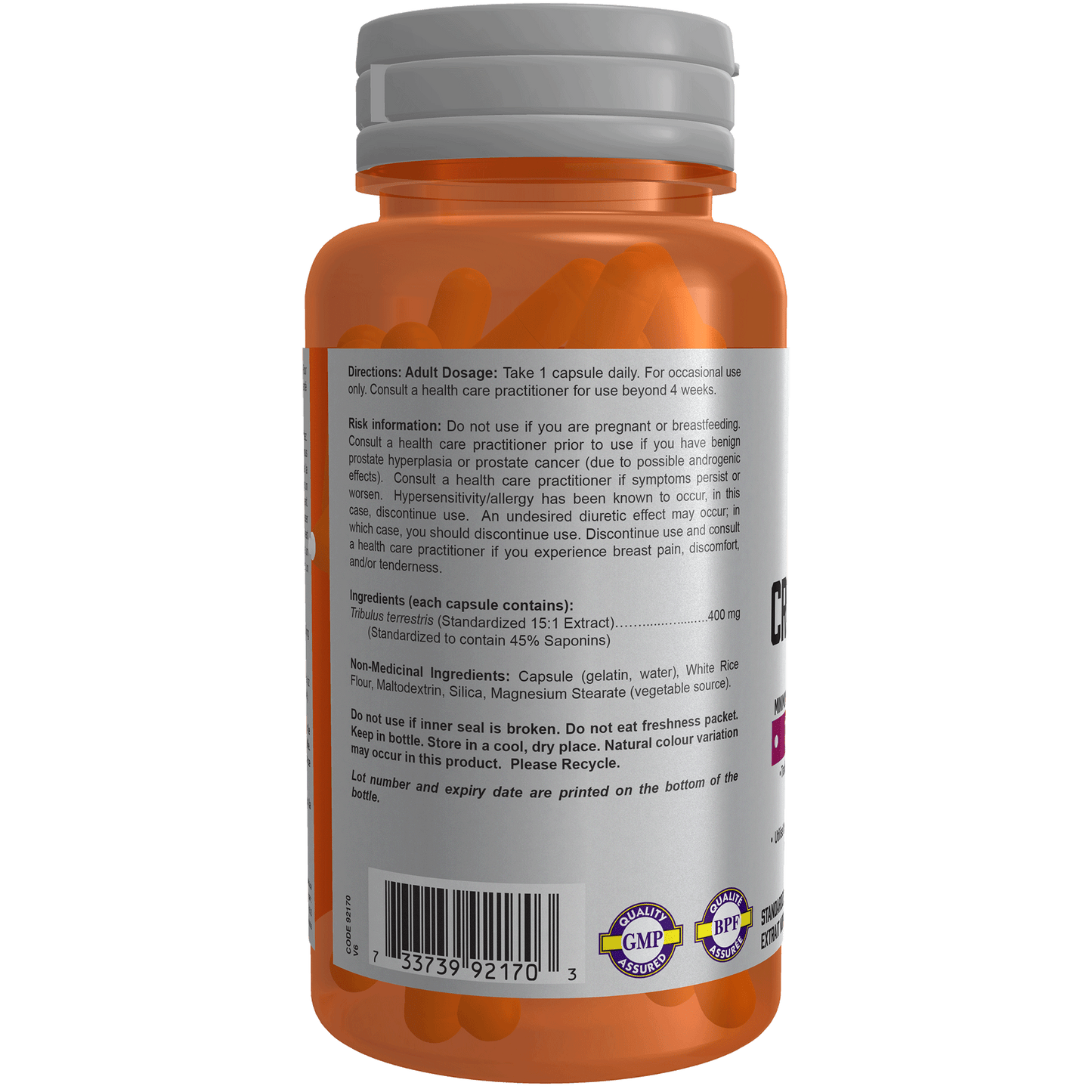 Tribulus Extract 400 mg 100 Capsules ( S32 )