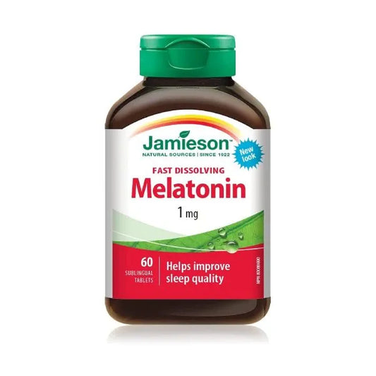 Jamieson melatonin 1 mg, 60 fast melts Tabs ( S37)