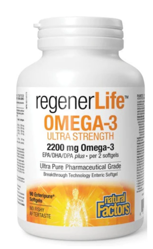 2200 OMEGA-3 BRAIN HEALTH NATURAL ORANGE REGENERLIFE OMEGA-3 ( S5 )