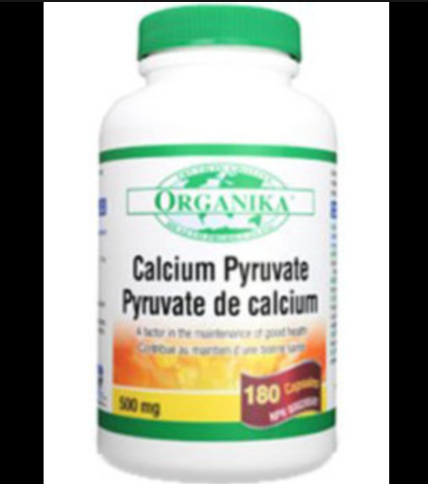 Organika Calcium Pyruvate 500 mg - 180 Capsules ( #S Calcium )