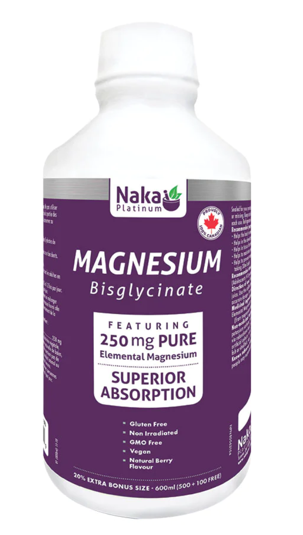 Naka Platinum - Platinum Magnesium Bisglycinate - 600ml ( #S Magnesium )