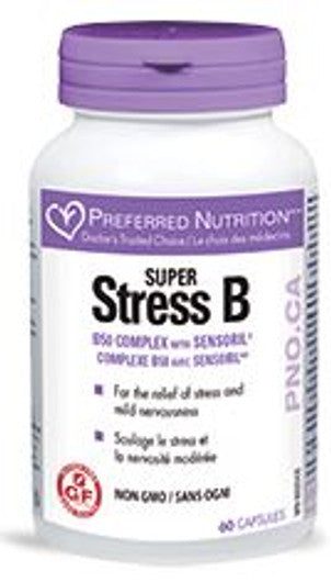 Preferred Nutrition Super Stress B50 Complex 120 Capsules ( S20 )
