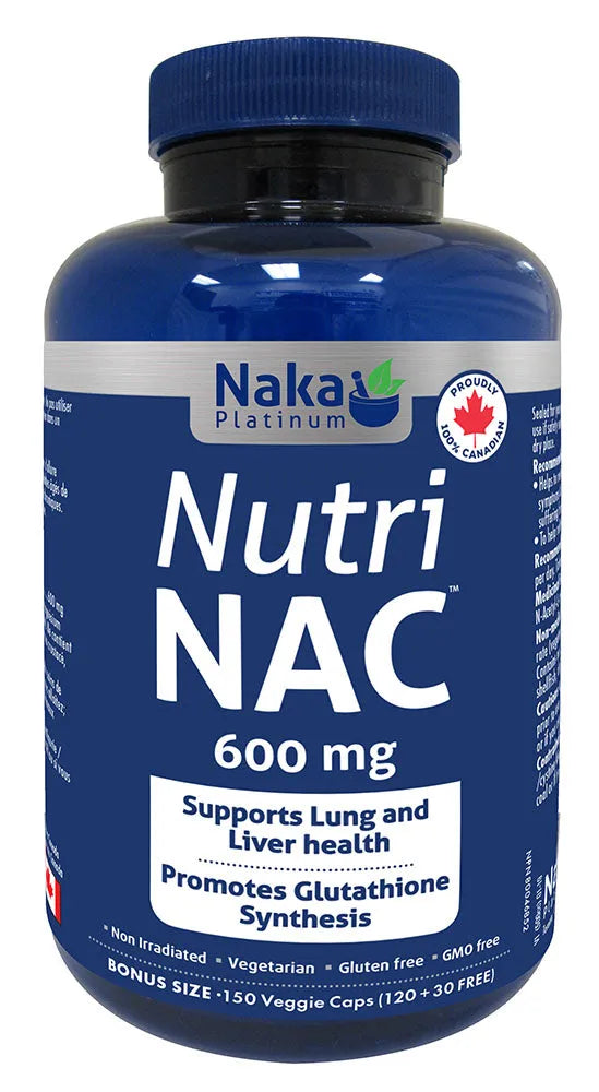 NAKA Platinum Nutri NAC 600 mg  150 veg caps  ( S# Amino Acids )