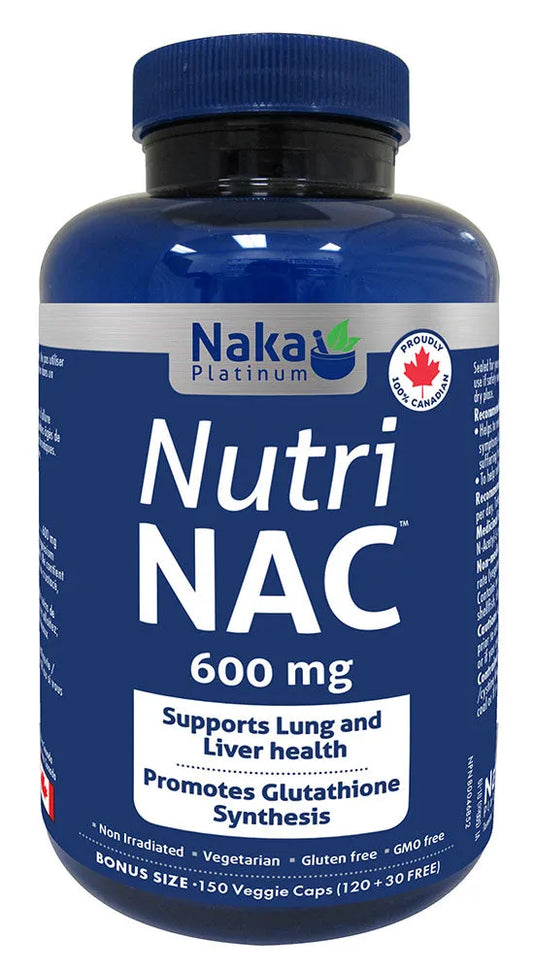 NAKA Platinum Nutri NAC 600 mg  150 veg caps  ( S# Amino Acids )
