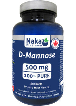 D- Mannose 500mg 120 Veggie Caps ( S33 )