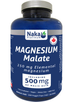 Magnesium Malate 500mg 200 Caps ( S30 )
