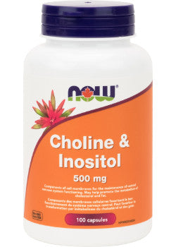 Choline And Inositol 500mg - 100 Caps (S33 )